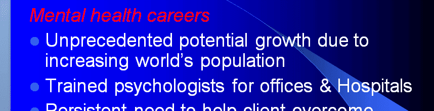 Conduct research on the career path (social services supervisor 0r  mental health therapist) you plan to pursue