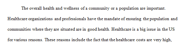 Demonstrate community assessments and apply the principles of epidemiology