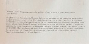 Planning for Capital Investments” of Fundamental Managerial Accounting Concepts.