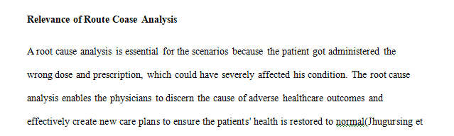 Read the Multifactorial Medication Mishap case study (Used with permission: Agency for Healthcare Research and Quality Patient Safety Network)