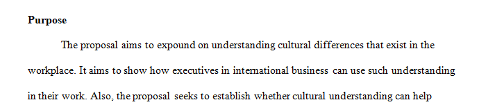 The executive summary is a one-page summary of what to expect in your paper highlighting the main points of your proposal.