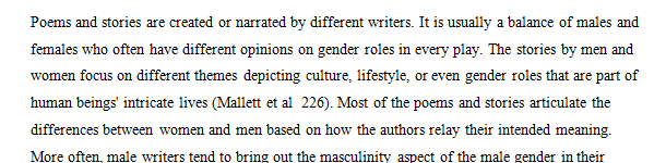 The two books for the class are authored by a man and a woman.