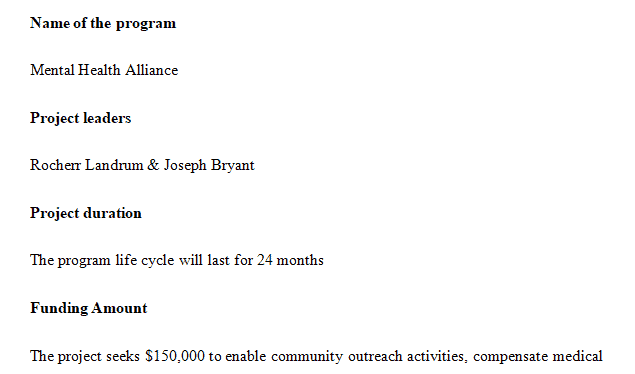 Write a 1,000-word or more grant proposal