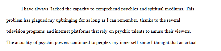 Write a 3 - 3 ½ page memoir