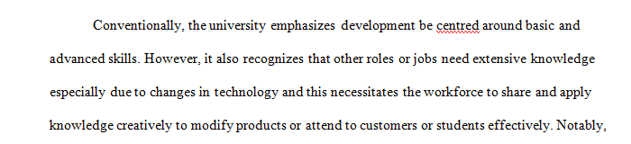 At the organizational level staff development is usually integrated with the institution’s overall human resource strategy