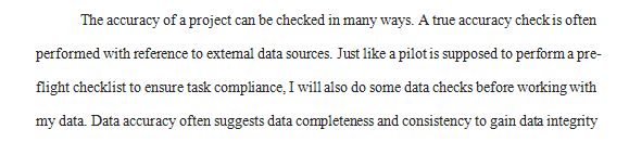 Complete the data analysis plan for your research project
