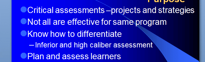 Create a PowerPoint presentation with 10-12 slides that proposes a systematic process for determining the effectiveness of the nursing program