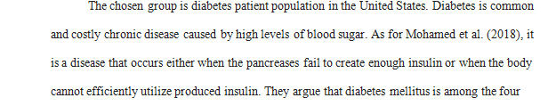 Define the patient family or population health problem that will be the focus of your capstone project.