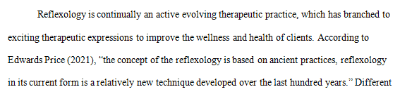 Describe the number of reflexology clinics that are available.