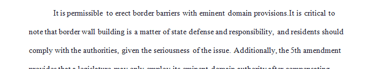 Eminent domain is a hotly contested topic in the United States.