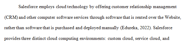 How does Salesforce.com use cloud computing