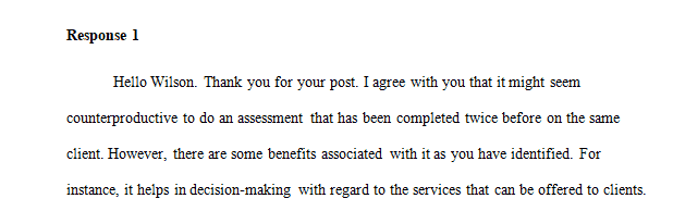 I have been assigned as a' backup' to the therapist and the senior social work intern in my agency