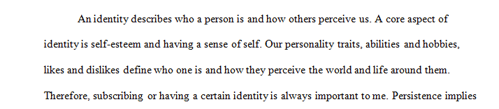 Is having or subscribing to a specific identity always important to you
