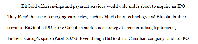 Read BitGold case study (see HBS Coursepack)