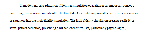 The literature supports that high-fidelity mannequins are effective for preparing nursing students for real-life clinical situations