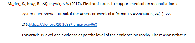 This assessment requires you to explore the literature.