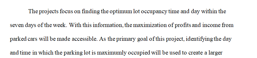 This assignment illustrates how data analytics can be used to create strategies for sustainable organizational success