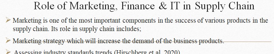 Various business functions collaborate to control production