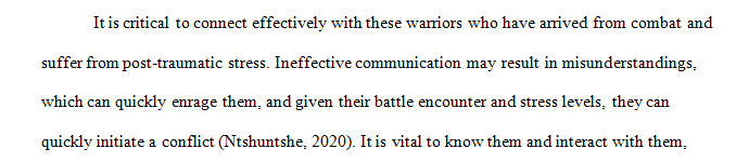 You are working at the veteran's agency and your caseload includes clients with post-traumatic stress disorder (PTSD).