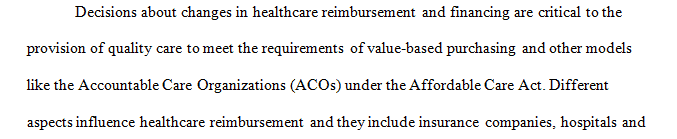 As decisions are made to address changes in reimbursement in your work place how are these changes shared with the nursing staff