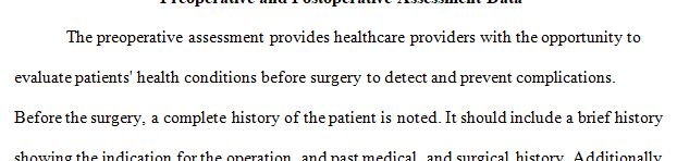 Case study: Chapter 19 :: Patient Undergoing Surgery