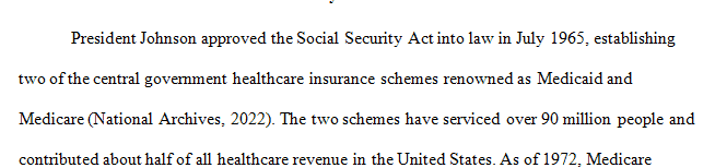 Describe a specific historical event legislation or other distinct development that has significantly impacted the delivery of healthcare