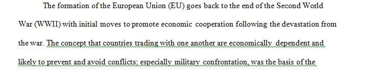 Discuss how the EU benefits member countries in addition to other nations due to its being able to use political and economic power