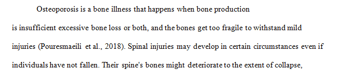 Explain the risk factors for osteoporosis
