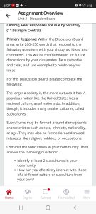 Identify at least 2 subcultures in your community