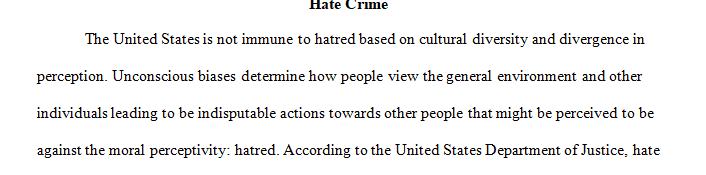 Imagine that you have been asked to deliver a podcast to a community that has recently been in the news due to a rise in hate crimes.