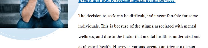 Imagine the agency you created in Topic 4 (MedihealCenter) to provide mental health services for individuals suffering from mood disorders
