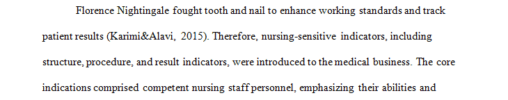 Informatics and Nursing Sensitive Quality Indicators