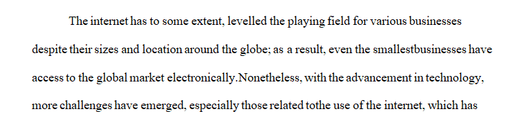 Internet domain names are linked to trademark issues.
