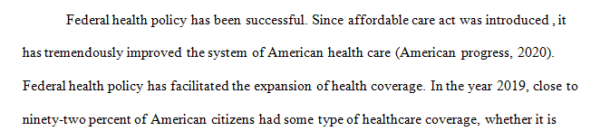 Official federal health care policy for the past 40 years has focused on market solutions