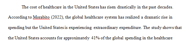 People have seen consistent rates of inflation over the past several decades in healthcare. 