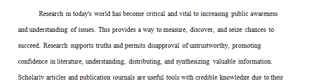 Prepare a 3 to 5 page critique of a peer-reviewed journal article of your choice.