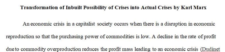 Read Chapter 9 in the text (Marx's Capital)