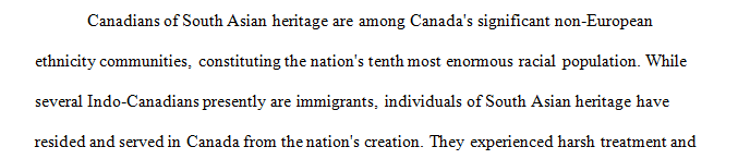 Section I: Hinduism, Religion and Immigration in Canada