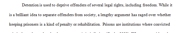 Should prisons punish or rehabilitate