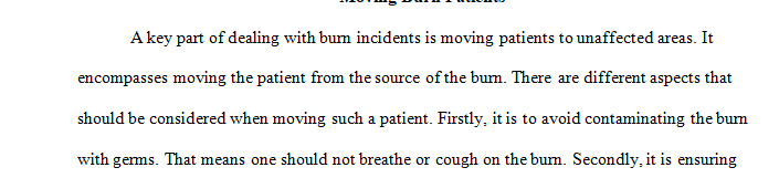 US National Burn Disaster Plan