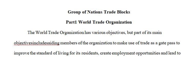 What is the objective of the WTO
