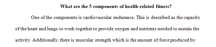 What is the recommendation for weekly exercise