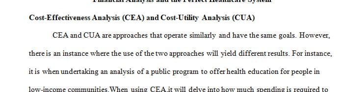 Answer the following questions regarding cost-effectiveness analysis
