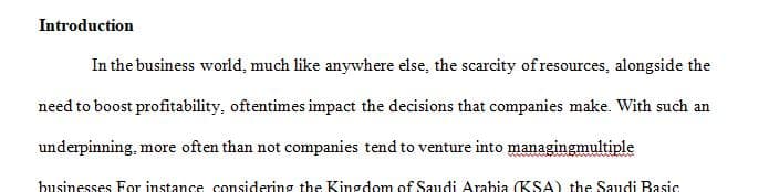 Managing the multi-business corporation to meet high performance expectations is problematic.