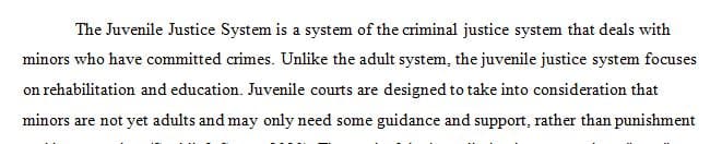 The Juvenile Justice System Should Be Abolished