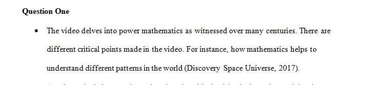 Watch the 2 YouTube videos and create a list of points on how they are related to system theory