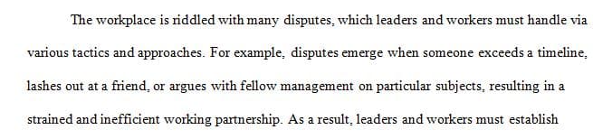Write a 5-7 page paper on a conflict that he or she experienced in an organizational setting.