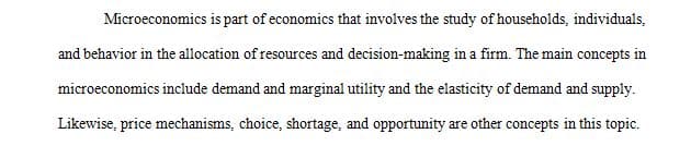 Pick a current economic event that relates to the material topic we have covered
