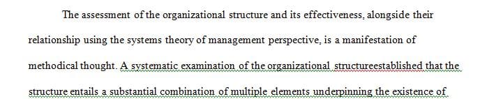 Various aspects impact an organization’s overall effectiveness. 