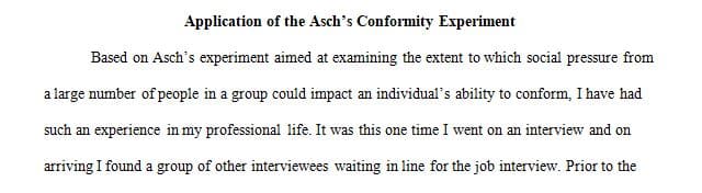 Describe a specific example of group pressure as explained by Solomon Asch
